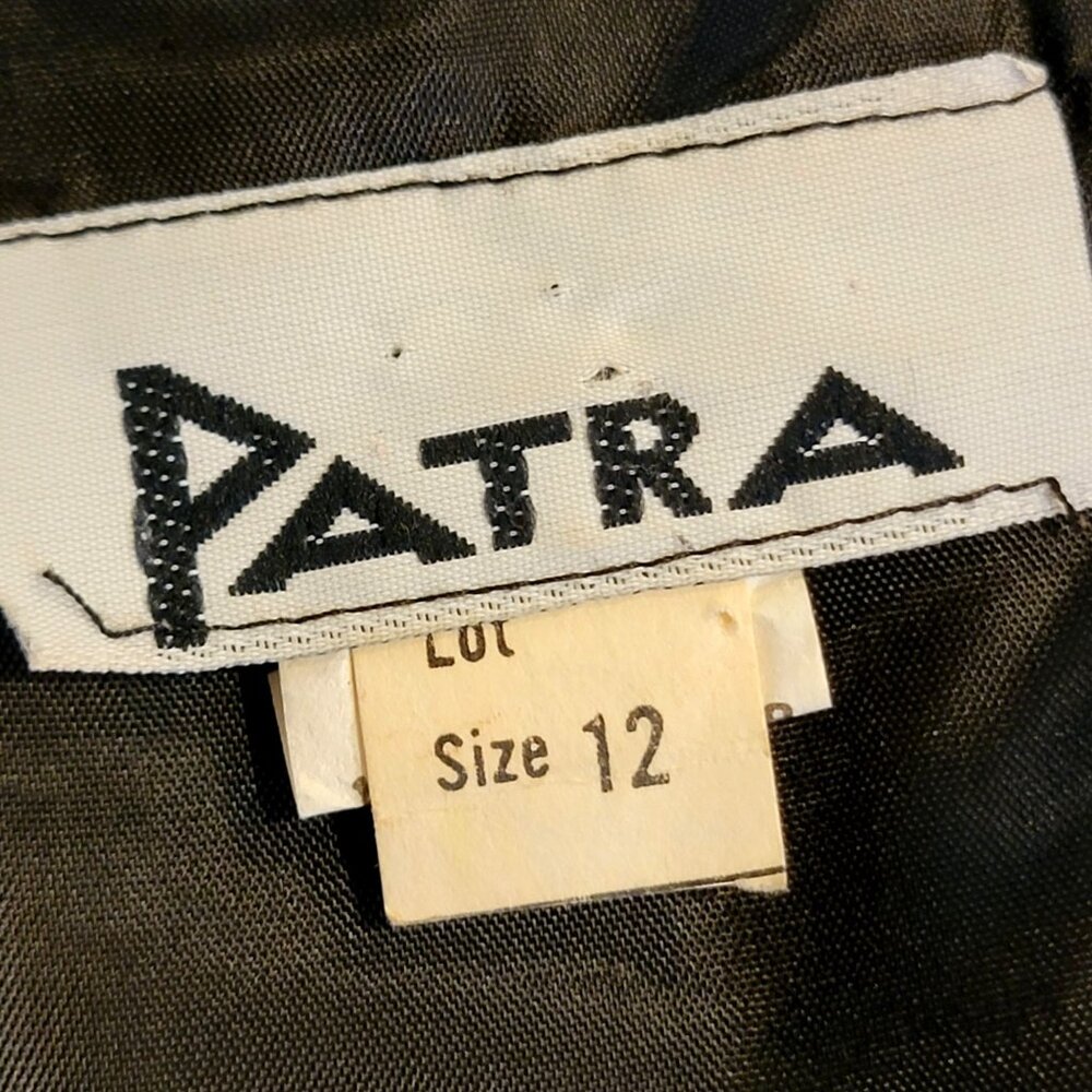 Vintage 80s Set Women 12 Colorful Floral Stripe Midi Skirt Blouse Top Shirt Pink - Picture 3 of 16